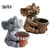 Decorative Plant Container Cute Elephant Planter, Small Animal Flower Pot, Weatherproof Indoor Outdoor Waterproof Pot Cactus Air Holder for