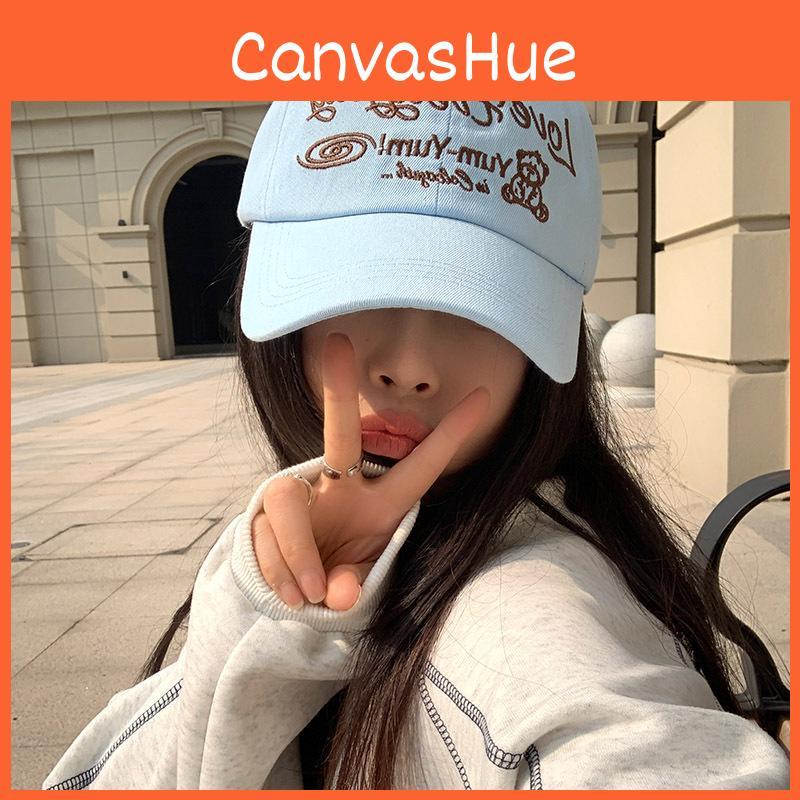 Embroidered Blue Modern Soft Baseball Cap For Women Flattering Suitable Design