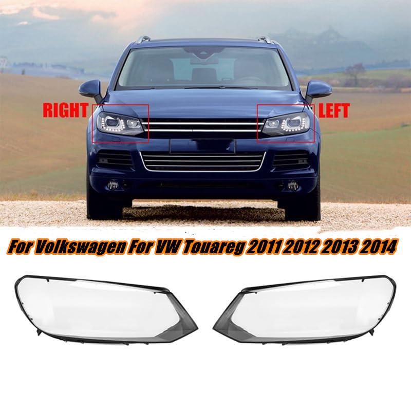 Car Headlight Lens Cover Lampcover Cover Lampshade Shell For Volkswagen VW Touareg 2011 2012 2013 2014 Headlight Cover