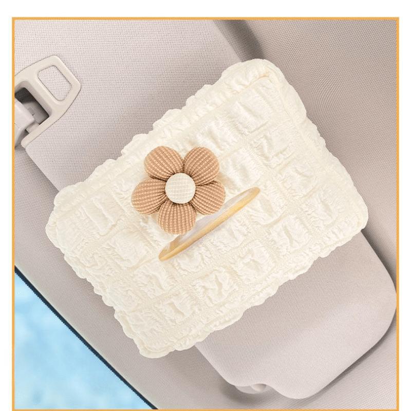 Car Tissue Box, Car Suction Box, Armrest Box, Sun Visor, Seat Hanging Type, Cute, Simple, and High-end Paper Bag