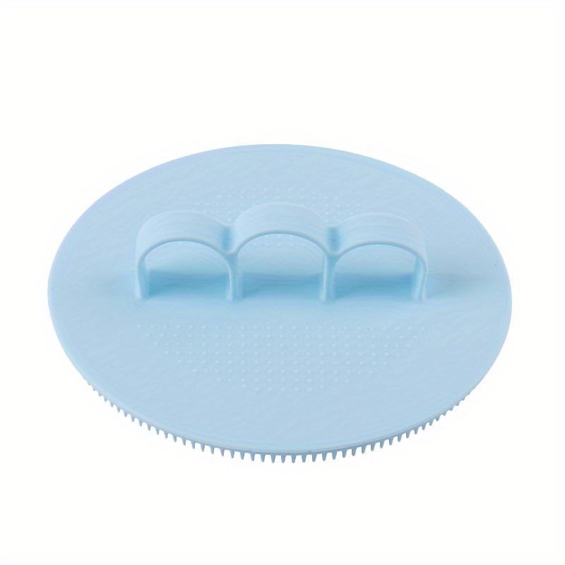 Silicone Body Scrubber Natural Bristles Skin Exfoliator Scrub Shower Sponge Brush Silicone Bath Shower Brush