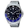 Casio Men's Dive Watch - MDV-10-1A2VDF Black Dial, Silver