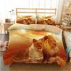 Comforter Print Pet Dog Dachshund S Bedroom Set Bedding Sets Autumn Leaves Yellow 3D Animal S