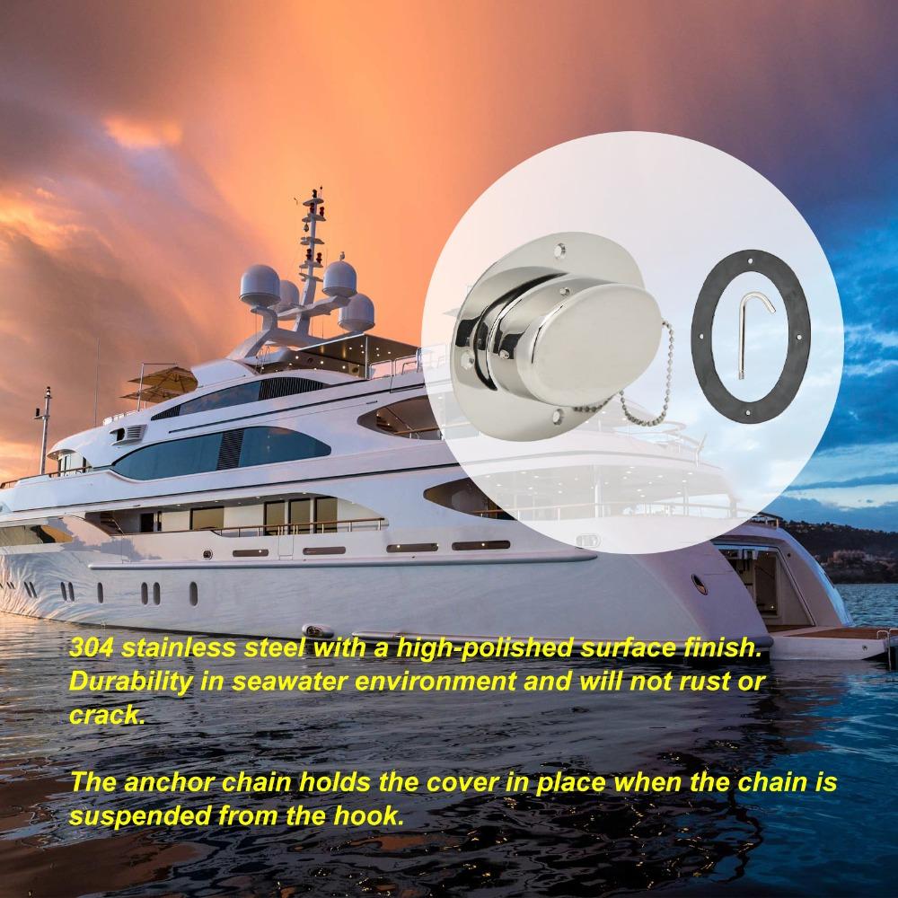 304 Stainless Steel Chain Deck Pipe Rubber Gasket Line Chain Deck Pipe  Boat Deck