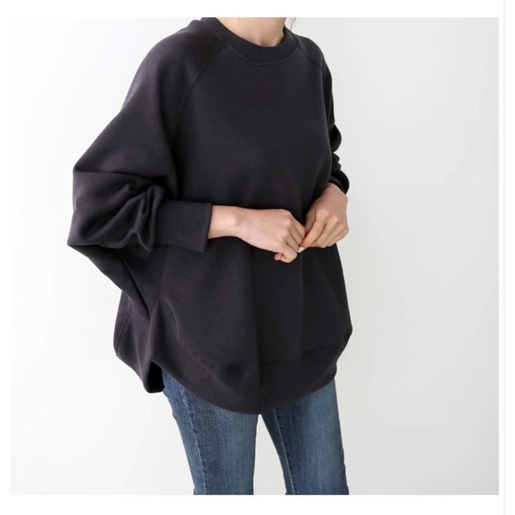 Podzimní a zimní mikina dámská s rozparky, kulatým výstřihem a dlouhým rukávem, temperamentní základní tričko