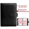 PU Crocodile Texture A6 Detachable Notebook with Zipper Pocket and Printable Logo