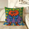 Art BBALI MMENG Cushion Cover Pillow Case Antidustmite Pillowcase Silky Short Plush Sofa Cushion Cover hot