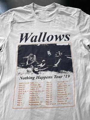 Rare! Wallows Band Nothing Happen Tour Shirt Unisex Concert S To 5XL BO448 Unisex T-Shirt