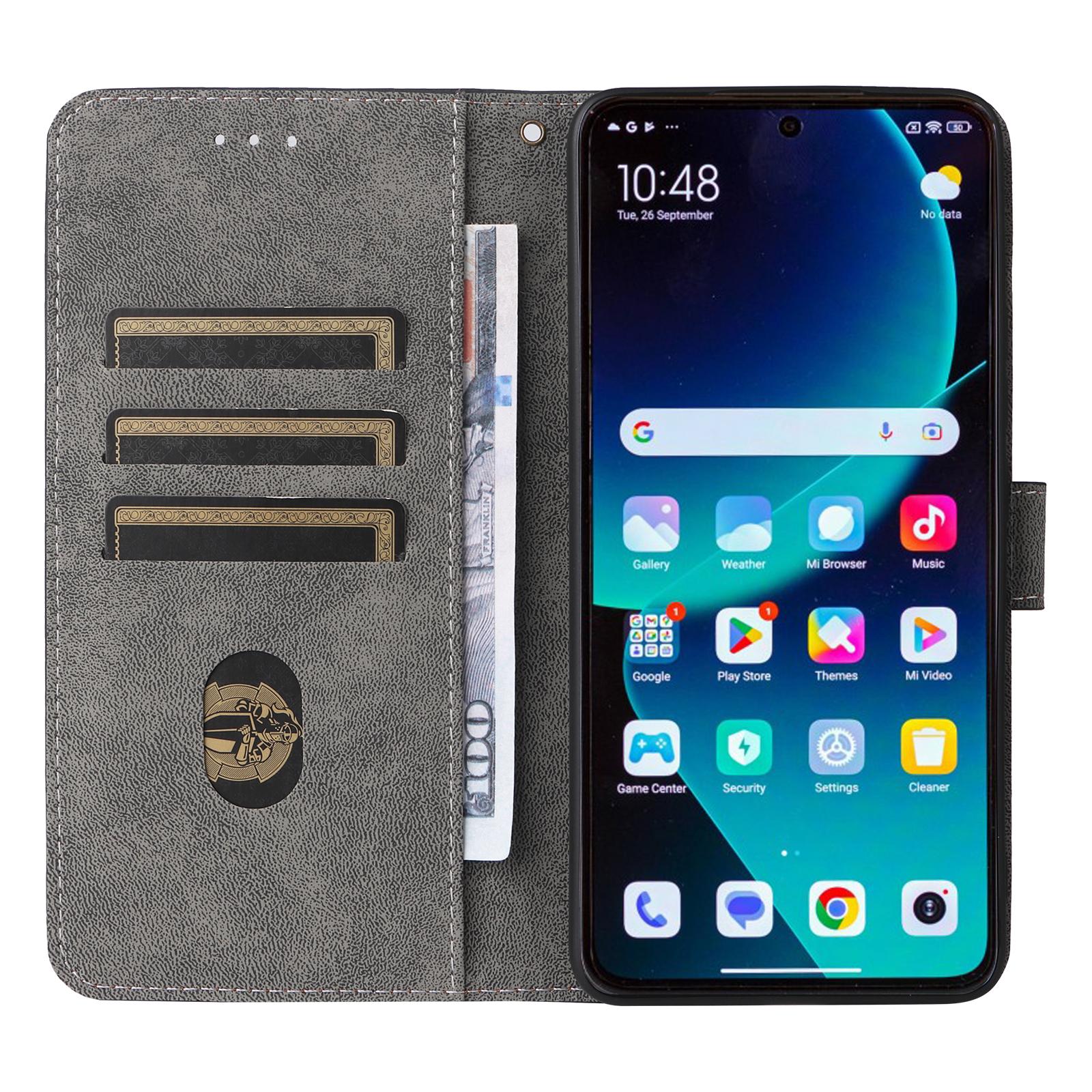 

For Xiaomi 14T Pro Wallet Case RFID Blocking PU Leather Cover Stand View Black