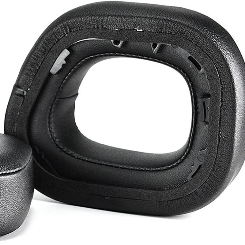 Plush/Protein  Ear Cushions Ear Pad for HS80 Headphone Easy Installation Durability Headphone Earpads Replacements