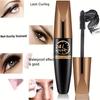 24-Hour L Lasting Waterproof 8D Fiber Mascara - Black, Thick, Curled Eyelash Extension Cosmetics Wear all day