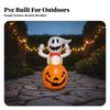 Inflatable Pumpkin Self-Righting Decoración Inflable De Calabaza Iluminado