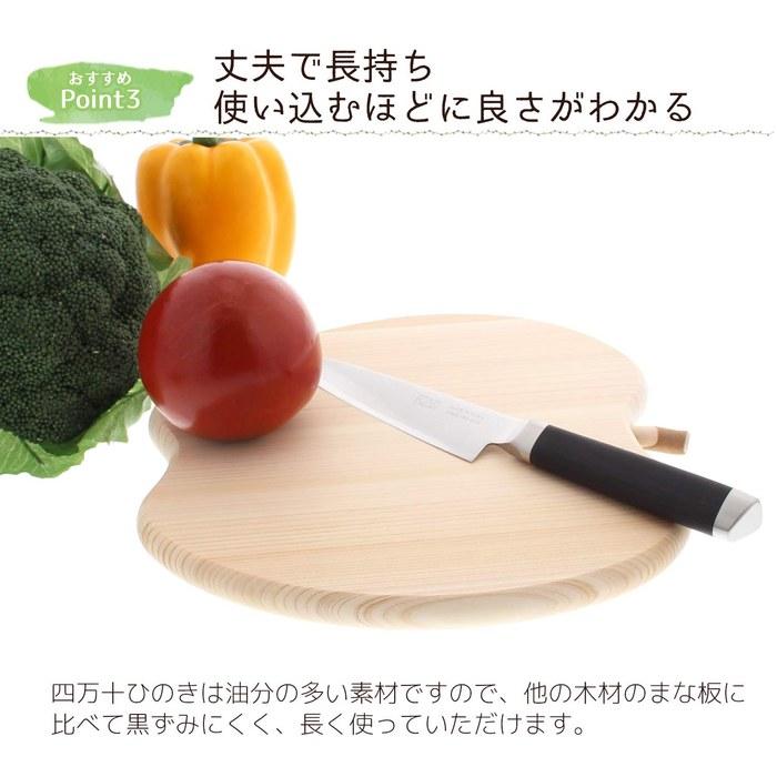 Tosa Ryu Cutting Board Apple Shape 220 x 210 x 15mm HC-2509 Beige