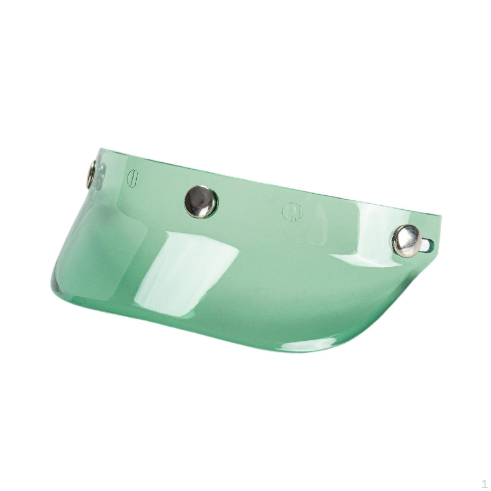 

3-кнопочный козырек для шлемов 3/4, солнцезащитная часть Green