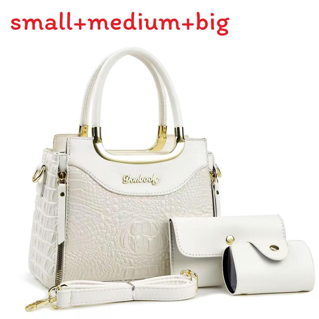Womens Square Shape Pu Tote Bag With Inner Pockets For Casual Outings