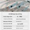 24V RGB Colorful 3-Wire Dimmable 5050 LED Strip Light for E-sports, Club, Bar, and KTV - Five to Ten Colors