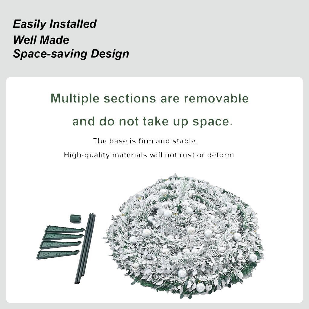 Pop Up Christmas Tree Quick Setup Artificial Pop-Up Pencil Tree Foldable Artificial Pencil Tree Pre Christmas Tree For Travel