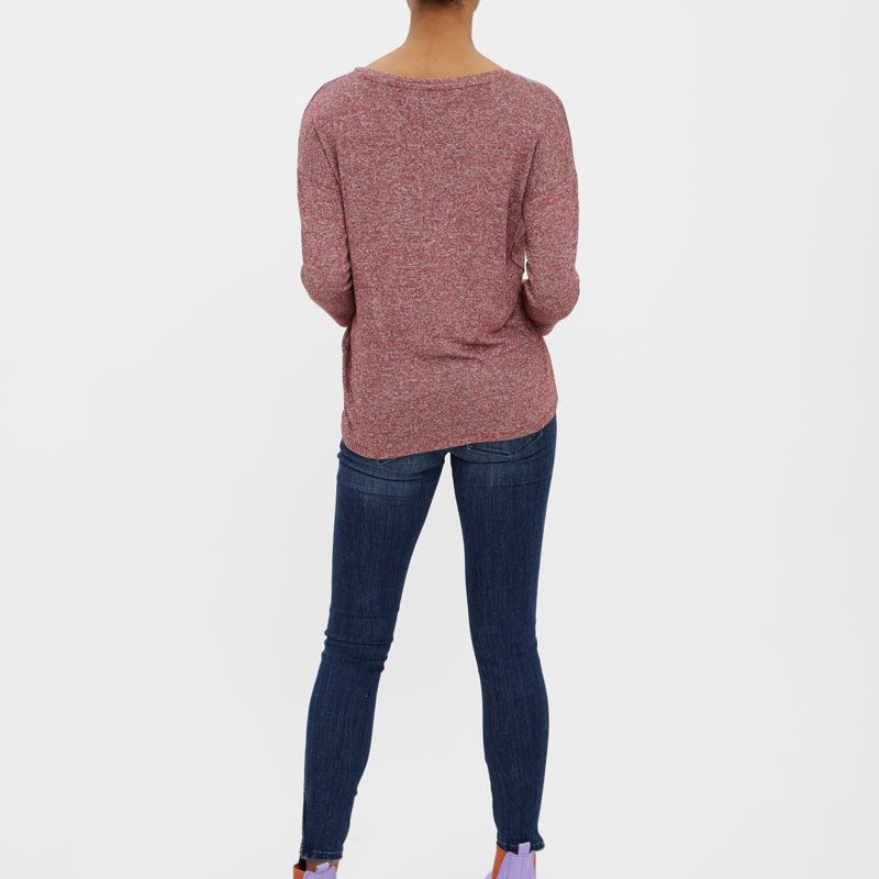 Oversized Fine Knit Sweater Brianna 3/4 Sleeves Woman VERO MODA