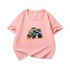 Kids Cotton T Shirt Cute Colorful Offroad SUV Print Crew Neck Short Sleeve Tee Casual Boys Girls Summer Tops