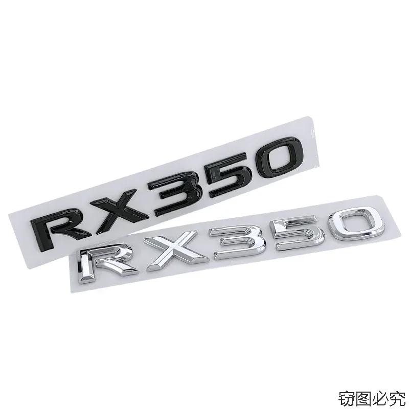 DFW5 ABS Car Body Badge Rear Trunk Sticker Letter Decal for Lexus RX270 RX300 RX350 Emblem Exterior Decoration
