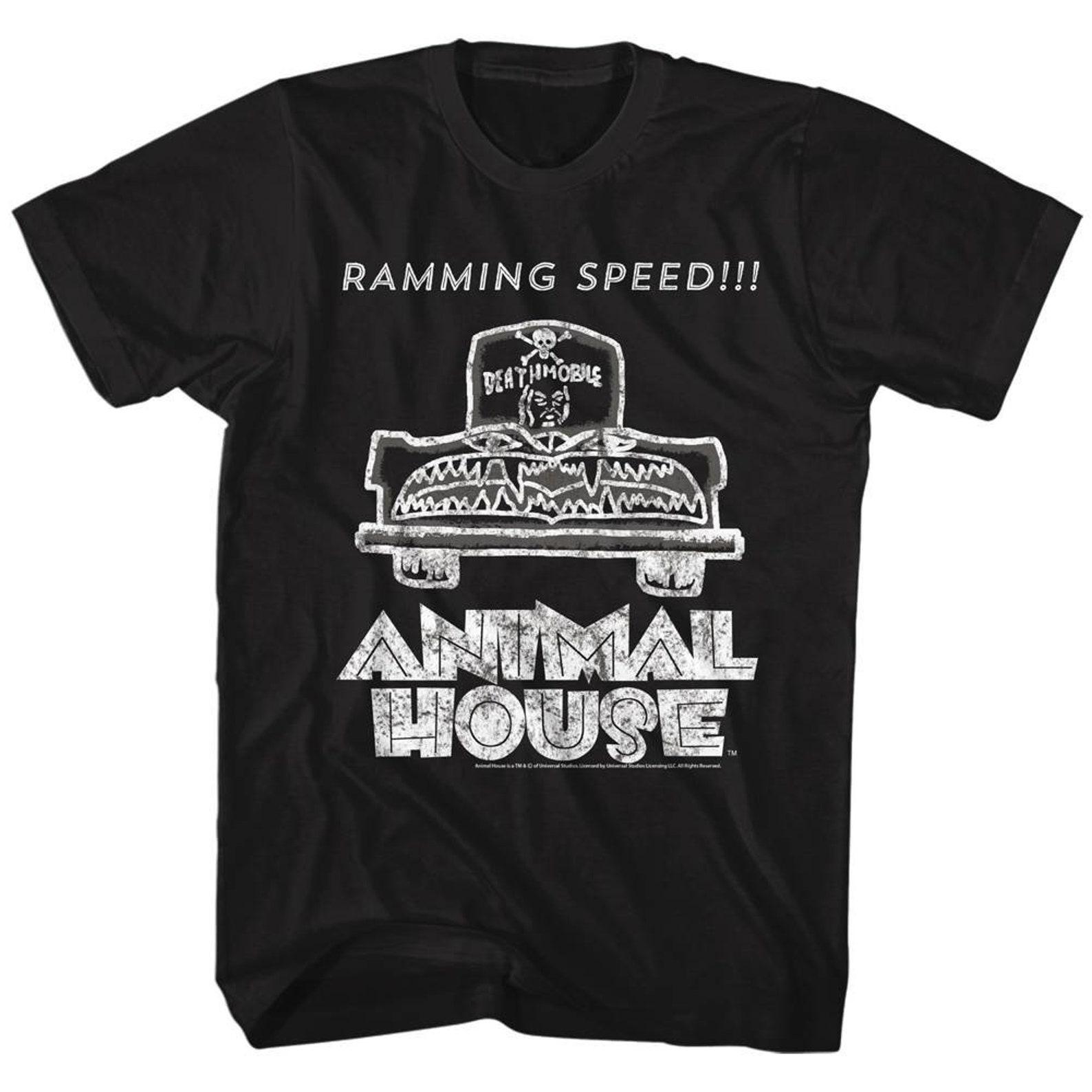 Animal House Ramming Speed Black Adult T-Shirt 2XL