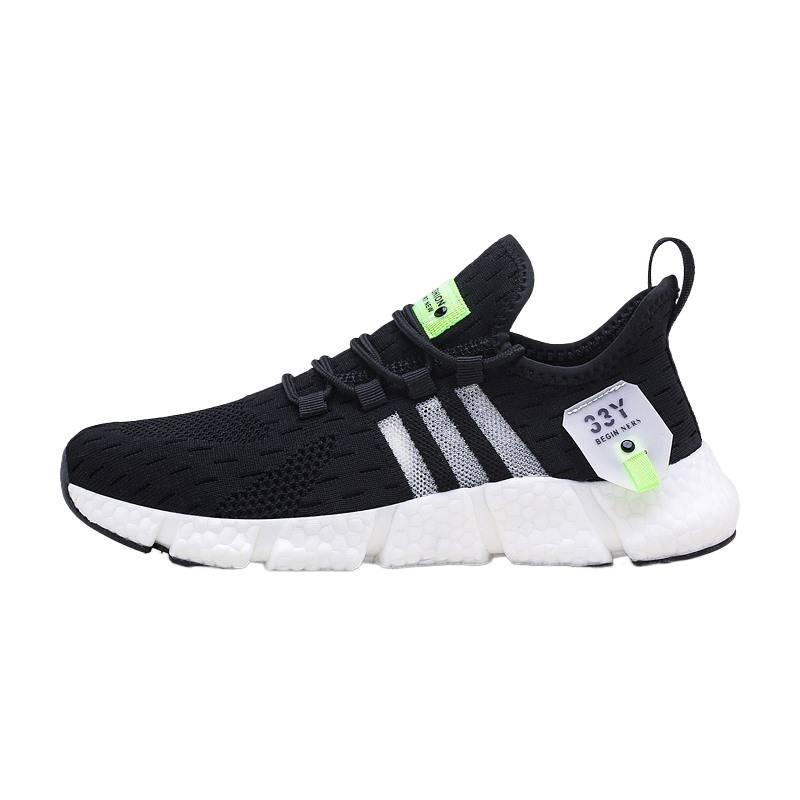 Foreign Trade Popular Men's Shoes 2025 Fly-woven Mesh Ultra-light Couple Running Shoes Men's Casual Breathable Sports Shoes