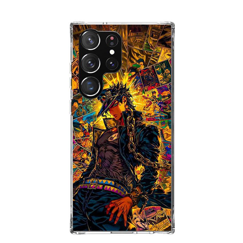 JoJo's Bizarre Adventure Kujo Jotaro Phone Case For Samsung Galaxy S26 Ultra S23 S24 S25 Edge S20 FE S21 S22 Plus Soft Print She
