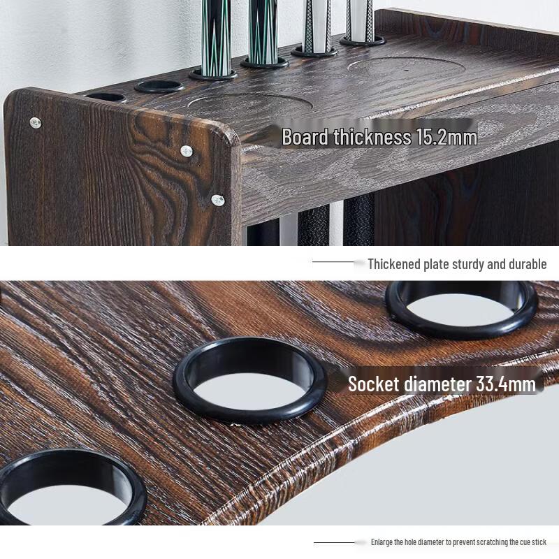 Cabinet Style Billiard Cue Rack