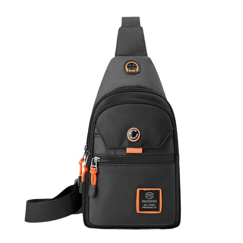 Men Chest Bags Outdoor Leisure Waterproof Shoulder Crossbody Bag Large Space Travel Chest Bag Men Practical Durable Sling Bag