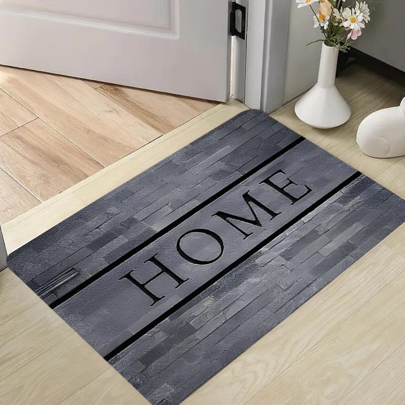 Wooden Box Trap Print Door Mat Absorbent Washable Home Decor Carpet Dirt Resistant Living Room Bedroom Bathroom Kitchen Rug