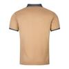 Neues lässiges Herren-POLO-Shirt Taschen Knöpfe lange Knopfleiste Kragen gestreift passende Farbe Naht T-Shirt Oberteile