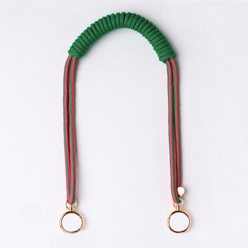 

XIMDOMADO Ремешок для сумки макраме - Розовый и зеленый Pink & Green