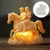 Male Female Couple Riding Horse Candles Silicone Mold Bridal Bride Riding horse Resin Mould Valentine's Day Gift Gypsum Mold