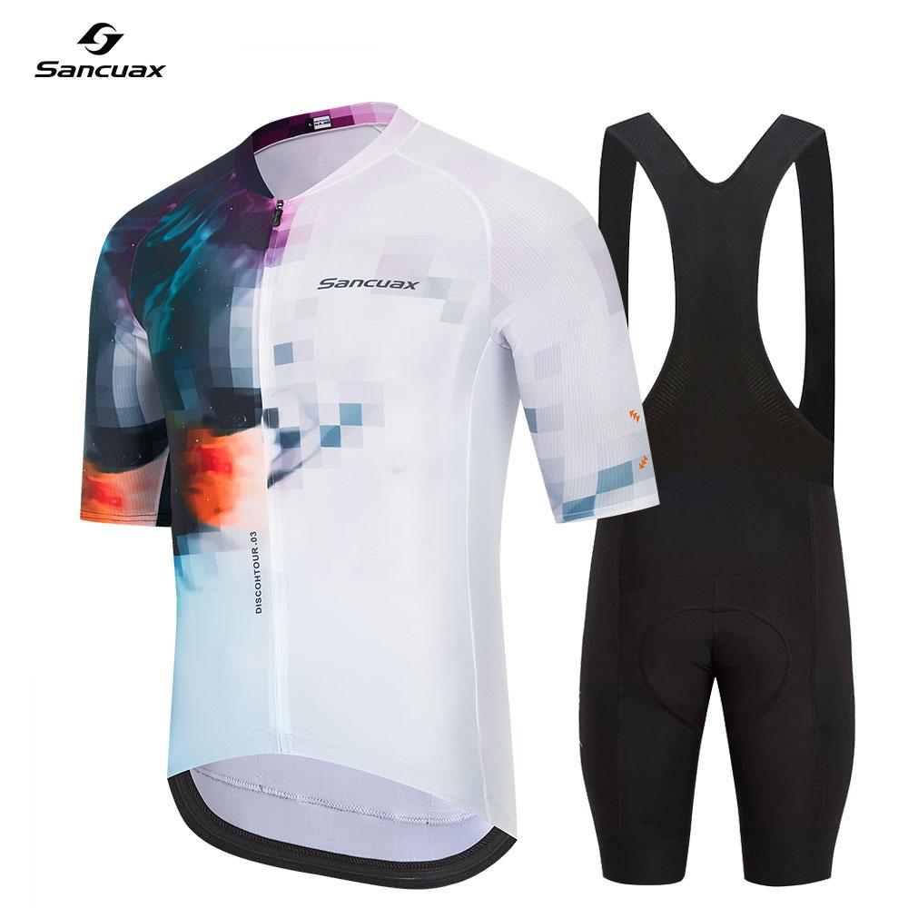 2026 Neues Herren Radtrikot Set Kurzarm Rennrad Kleidung Atmungsaktiv Leicht Hoch Elastisch Radtrikot Set