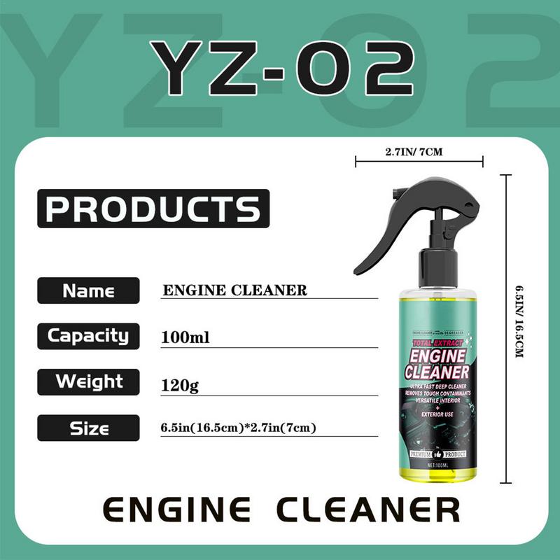 Engine Degreaser And Cleaner Multifunction Engine Cleaning Agent 100ml Shine Protector Warehouse Compartment Detailer