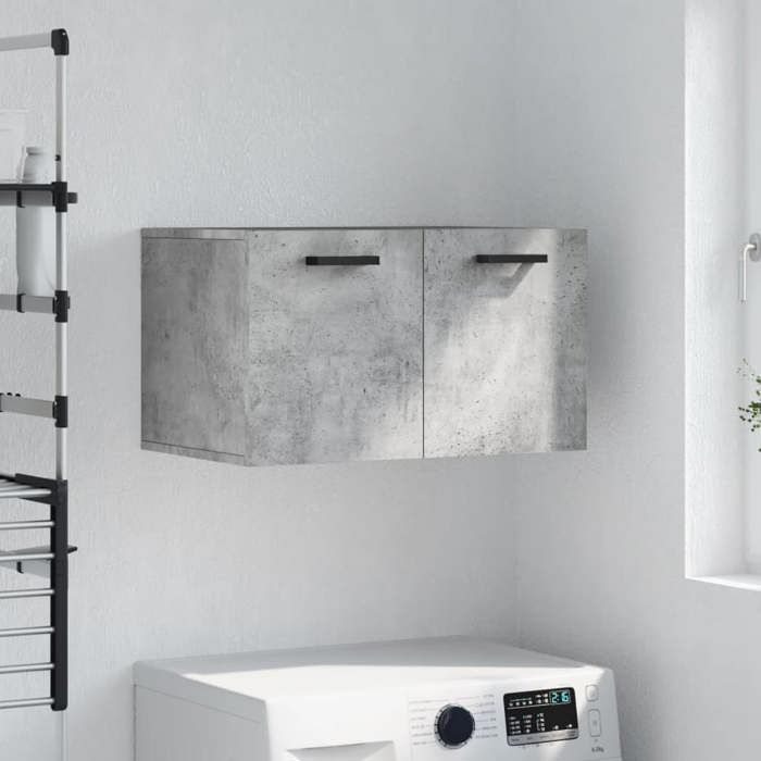 VidaXL Wall Cabinet Concrete Grey 60x36.5x35 Cm Engineered Wood 830024