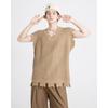 Herren Japanischer Retro Used-Look Strick V-Ausschnitt Ärmellose Weste - Trendige Frühjahrs-/Herbst-Oberbekleidung