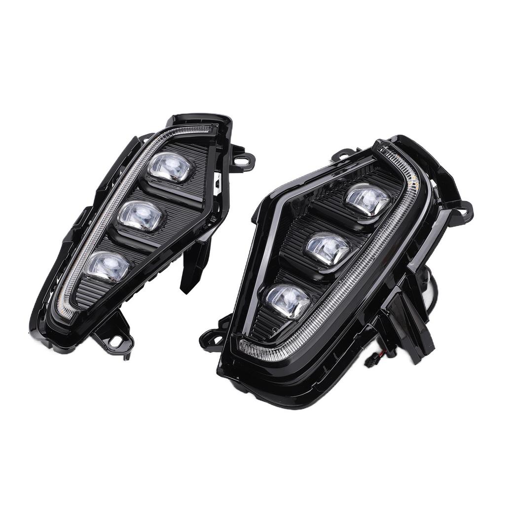 2pcs Front Bumper Fog Light LED DRL Daytime Running Lamp Waterproof Replacement RAV4 2019?2021 DC