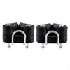 2 Pieces Black Composite Ball Bearing Sailboat Cam Cleat Kayak Anchor