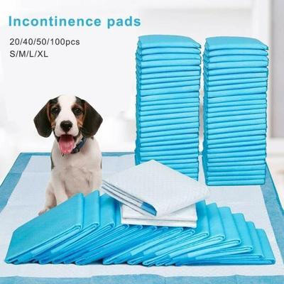 Puppy Pads Hunde-Pipi-Pad für das Töpfchentraining von Hunden und Katzen, super saugfähig, auslaufsicher, Einbruchsunterlage, Urinhalter