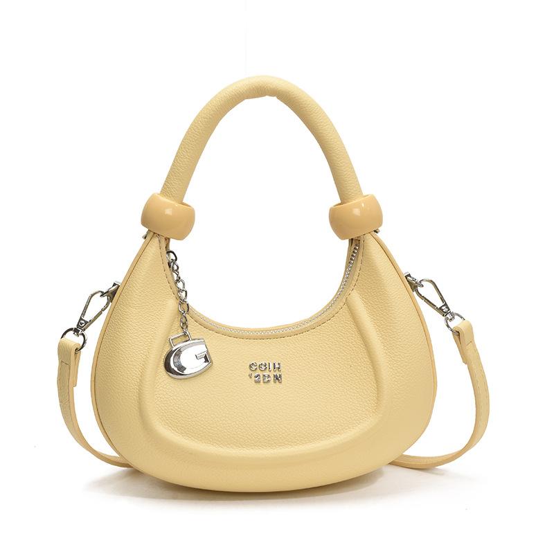 Niche design bag women's new trendy popular versatile messenger bag portable crescent bag