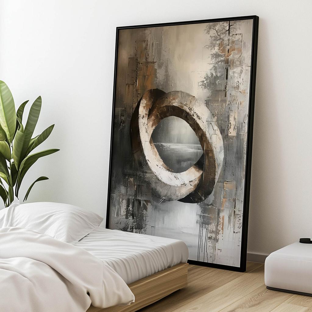 Pierścień Natury Pierścień Natury, 50X70 Cm, Rama Aluminiowa Złota, Papier Matowy 230 Gsm