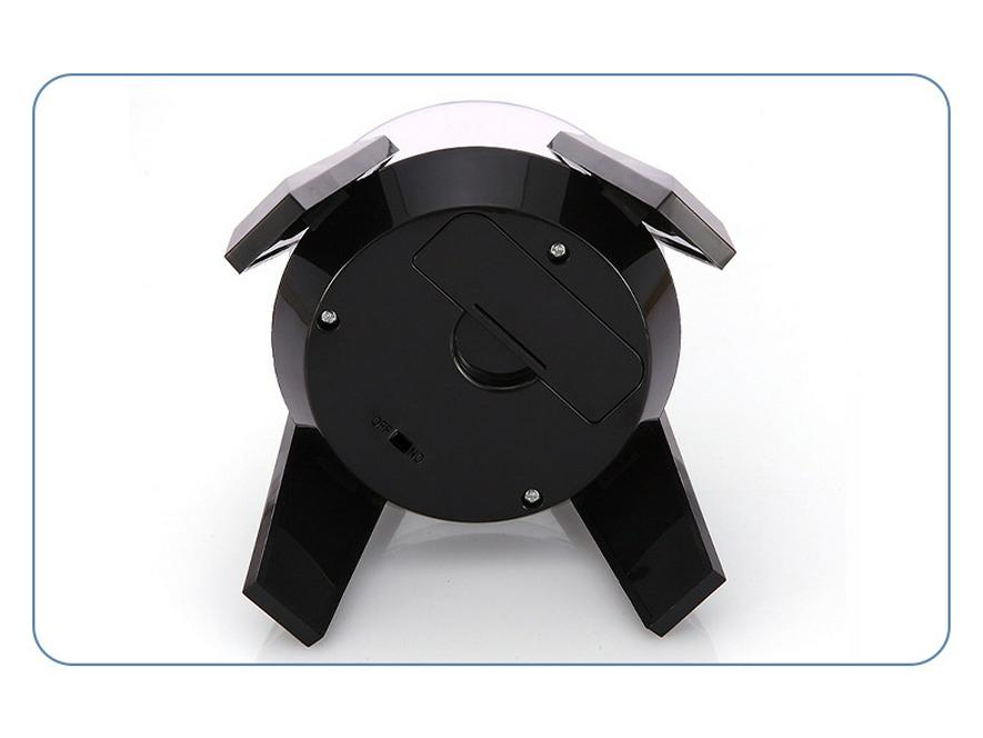 Rotating LED Solar Display Stand for UFO Spaceship Models, Jewelry, and Phone Video Shooting