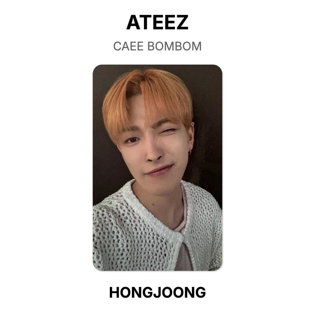 ATEEZ CAEE BOMBOM Official Photocard