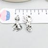 Set di 100 Ciondoli Gatto Farfalla Luna Argento Antico per Braccialetti e Collane Fai da Te