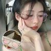 Korean Style Simple Temperament Gradient Sunglasses Pink Powder Blusher Glasses Women  Blue Light Blocking Glasses