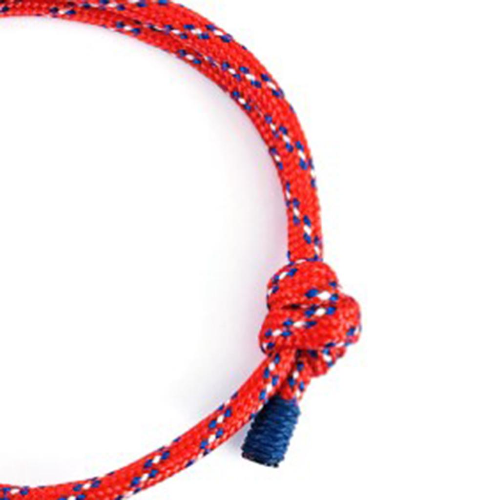 Parachute Cord Bracelet Red Camouflage Adjustable Unisex Fashionable Rope Friendship Bracelets