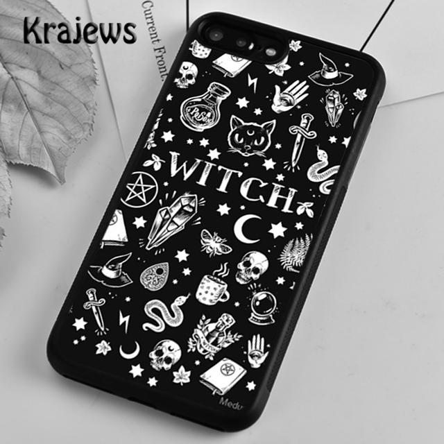 Krajews MAGIC Witchy Witchy Sorcery Phone Case Cover For iPhone 17 Air 16 15 14 plus 11 12 13 pro max coque Fundas