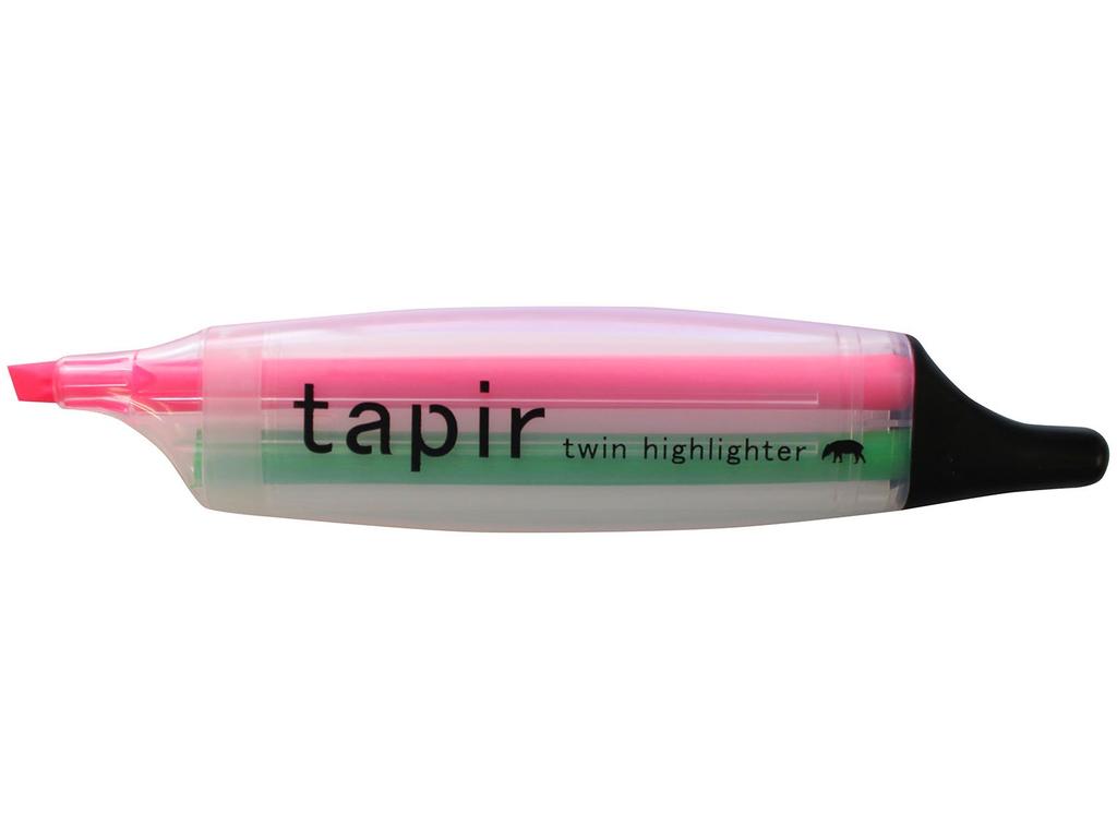 Kobal Highlighter Twin Marker, Taper, 3-Piece Set, 494-480