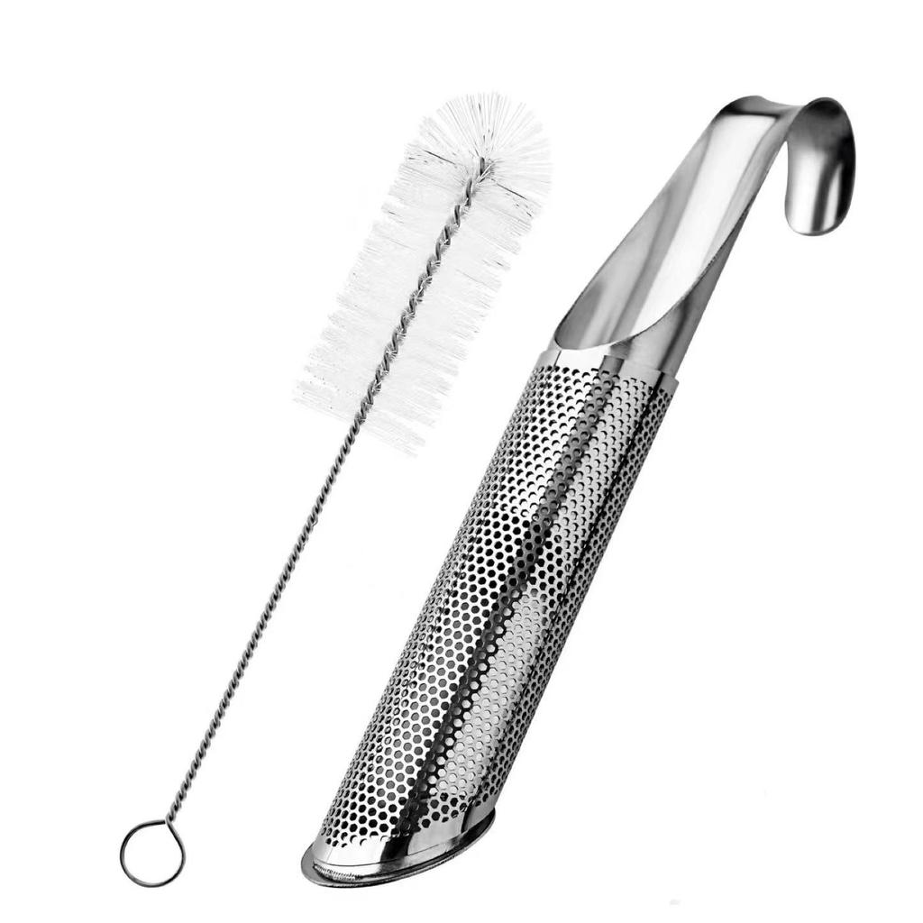 Stainless Steel Tea Infuser with Pipe-Shaped Handle